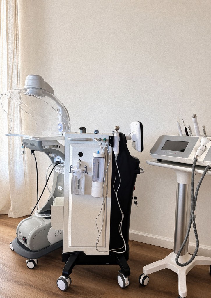 Treatment devices in the studio